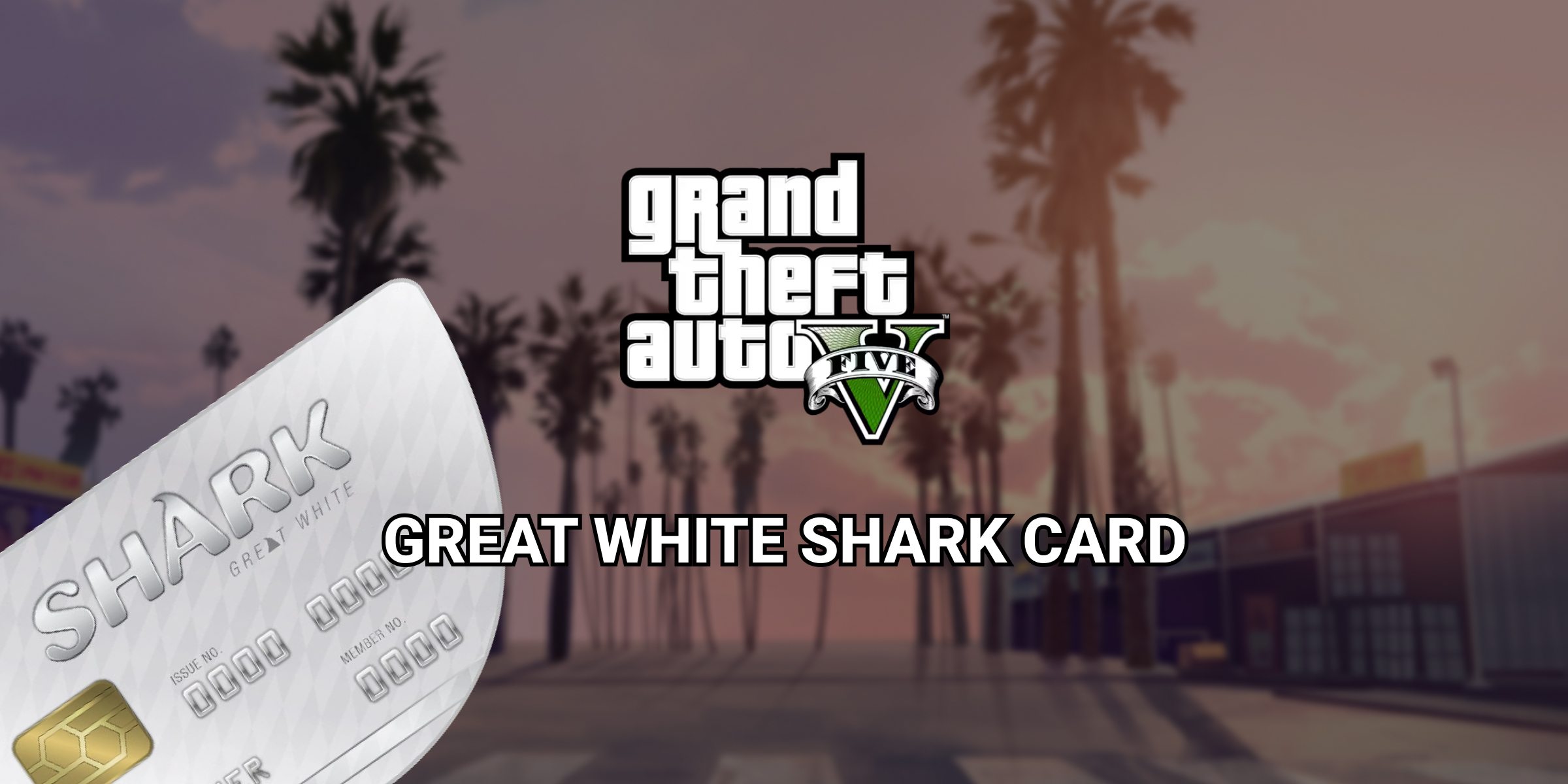 Grand Theft Auto V Great White Shark Cash Card Europe