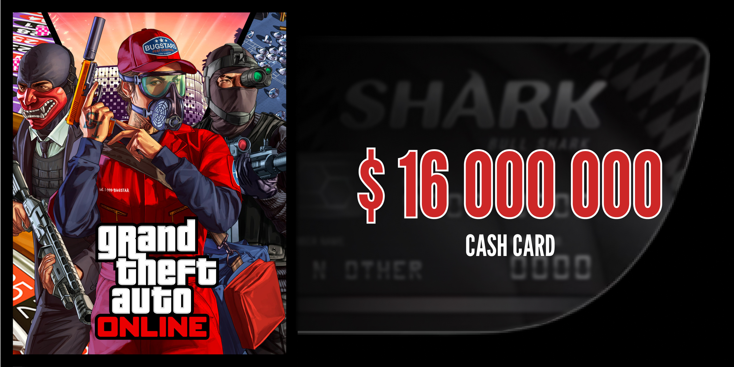 Grand Theft Auto Online Megalodon Shark Cash 16000000 Global